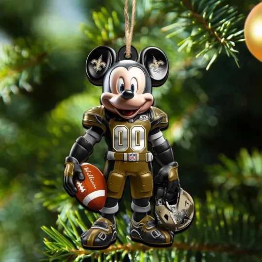 Discover Personalized New Orleans Football Team Saintss Christmas Ornament Gift Decor