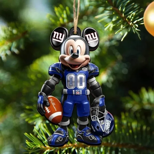 Discover Personalized New York Football Team Giantss Christmas Ornament Gift Decor
