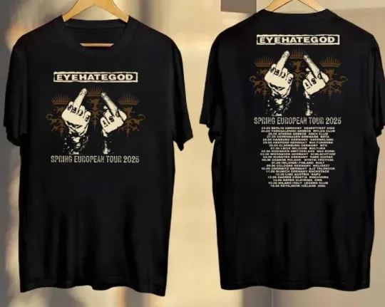 Discover Eyehategod Spring European Tour 2025 T-shirt