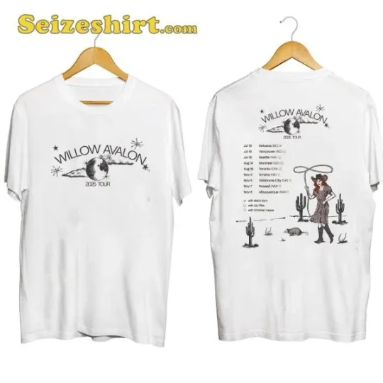 Discover Willow Avalon Tour 2025 Shirt Unisex