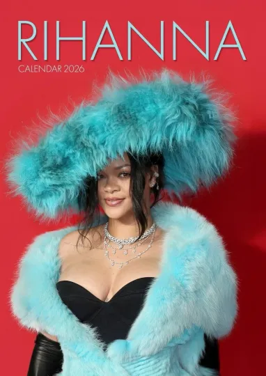 Discover 2026 Rihanna A3 Wall Calendar Vertical Wall Calendar Home & Living Office Supplies