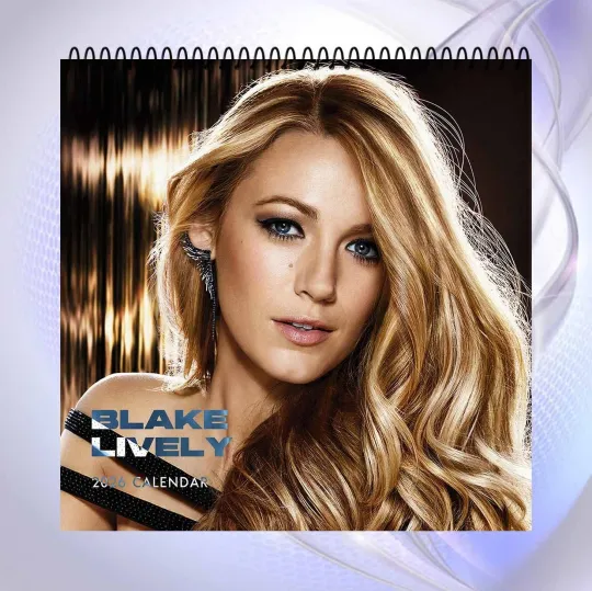 Discover Blake Lively 2026 Wall Calendar, Celebrity Art Print, Glamorous Home Decor Gift