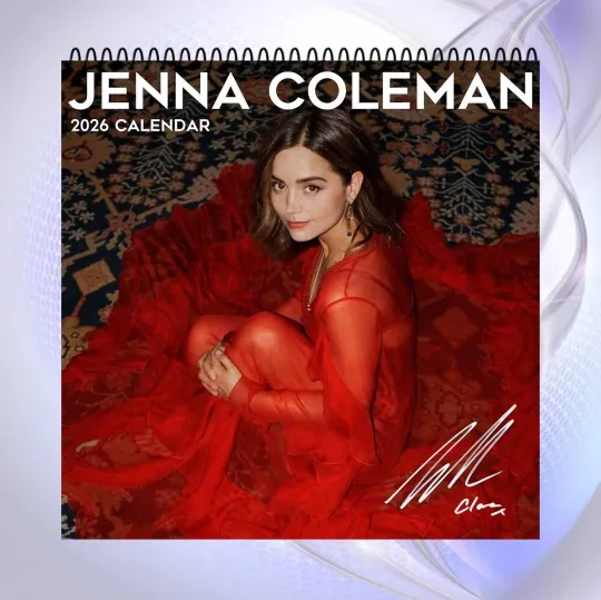 Discover Jenna Coleman 2026 Calendar, Elegant Celebrity Wall Calendar Gift for Fans