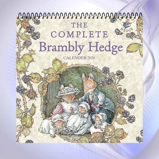 Discover The Complete Brambly Hedge 2026 Calendar, Cottagecore Mouse Family Wall Art Gift