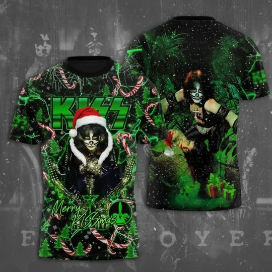Discover Peter Criss Happy Christmas Gift Xmas 3D Shirt