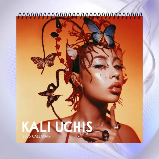 Discover Kali Uchis 2026 Wall Calendar, Artistic Butterfly Photo, Modern Room Decor