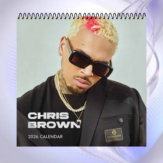 Discover Chris Brown 2026 Calendar, RnB Music Star Wall Calendar, Fan Collectible Gift