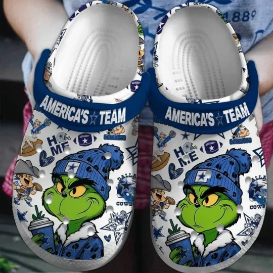 Discover Crocs Cowboys America's funny character Team Football Team Crocs Clog Shoes