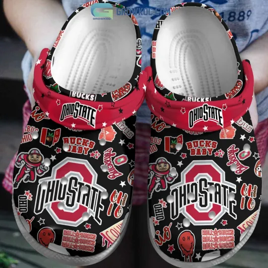 Discover Ohio State Crocs Buckeyes Football Team Crocs Clog Shoes
