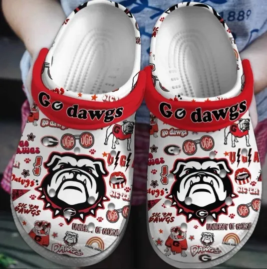 Discover GA bulldogs Football Team Clog Shoes