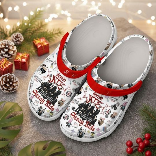 Discover Stray Kids Everywhere All Around The World Clogs- K-Pop Music Clogs - Stray Christmas Shoes
