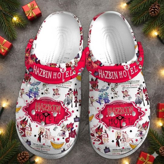 Hazbin Hotel Fans Without A Smile Clogs - Christmas Clogs Shoes, Personalized Clogs Shoes, Funny Slippers.