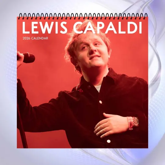 Discover Lewis Capaldi 2026 Vertical Wall Calendar – Heartfelt Music Concert Moments