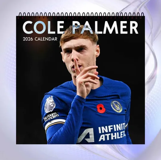 Discover Cole Palmer 2026 Vertical Wall Calendar – Premier League Football Gift