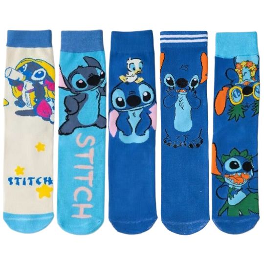Discover Miniso Disney socks men women Christmas Halloween Cartoon Anime Socks Hip Hop Street Fashion Look Novelty Funny Crew Socks