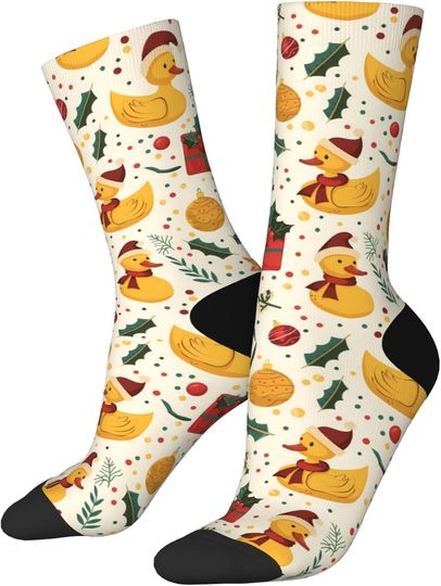 Discover Christmas Novelty Crew Socks Xmas Crazy Socks Funny Casual Socks Christmas Holiday Season Party Gifts