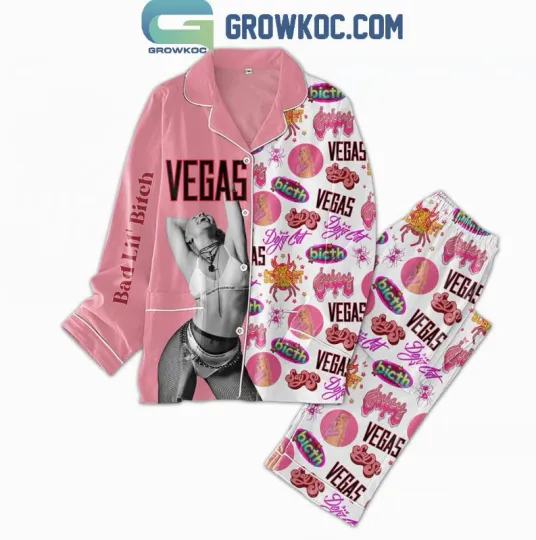 Doja Cat Bad Lil Btch Vegas No Pocket Pajamas Set