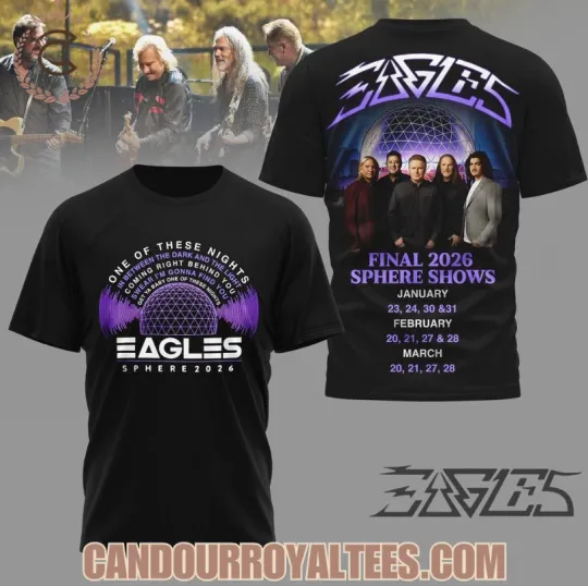 Discover Eagle Final 2026 Sphere Shows 3D T-Shirt