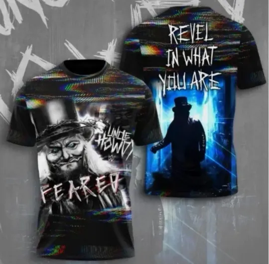 Uncle Howdy Mineral Wash 3D Unisex T-shirt, gift for fans