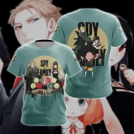 Discover XFamily Anime Otaku Fan Gift Graphic Manga Style 3D Shirt