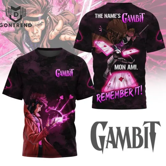 Discover Gambit – The Name Gambit Mon Ani Remember 3D T-Shirt