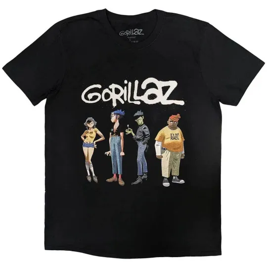 Discover Gorillaz Unisex T-Shirt Spray Logo Group