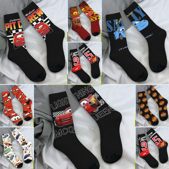 Discover Unisex Men Socks Anime Manga Stockings Winter Gothic Quality Socks Graphic Outdoor Sports Anti Slip Socks