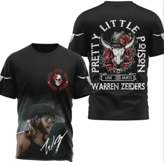 Warren Zeiders Pretty Little Poison AOP 3D T-shirt