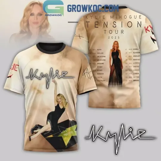 Discover Special Kylie Minogue -Tension Tour S-4XL Unisex 3D Tee For Gifts