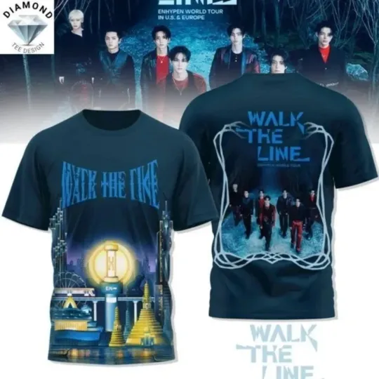 Discover Walk The Line Enhypen 3D T-Shirt