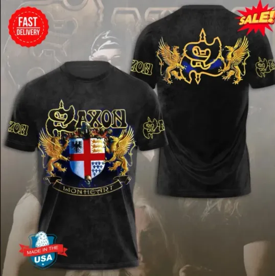 Discover Saxon Tour 2025 3D T-Shirt