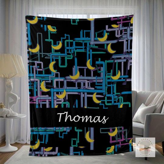 Discover Personalized Dan Flashes Fleece Blanket - Cozy Home Decor Gift