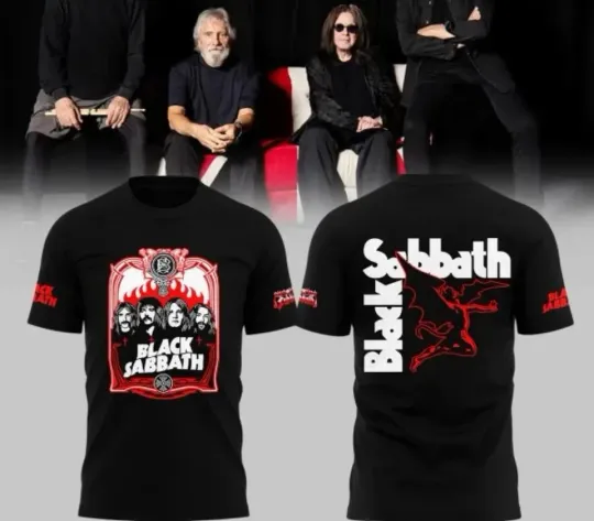 Black Sabbath 2025 Forever 3D T-Shirt