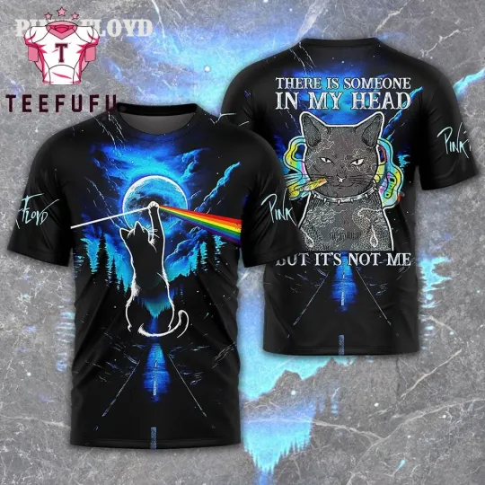 Discover Pink Floyd x Cat Collaboration 3D Shirt