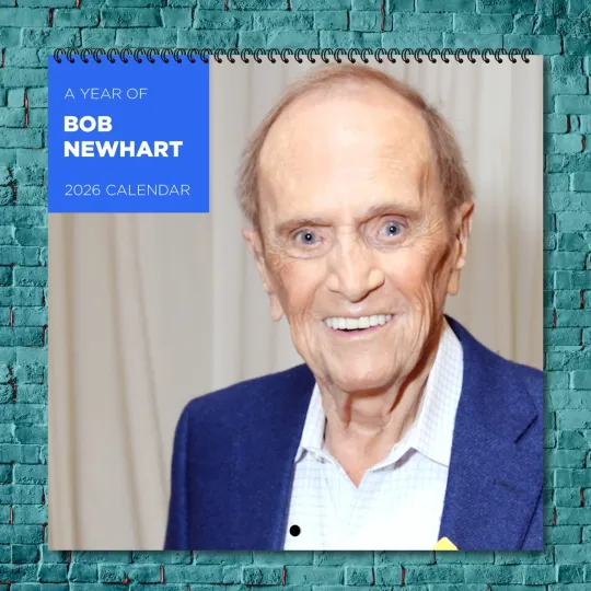 Discover Bob Newhart 2026 Wall Calendar 12-Month Celebrity Photo Calendar
