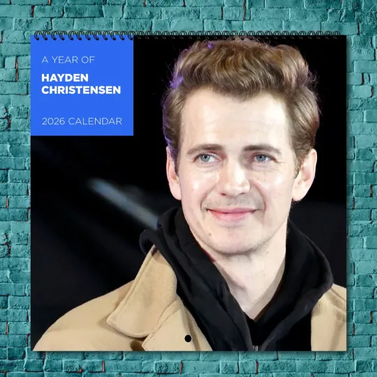 Discover Hayden Christensen 2026 Wall Calendar 12-Month Celebrity Photo Calendar