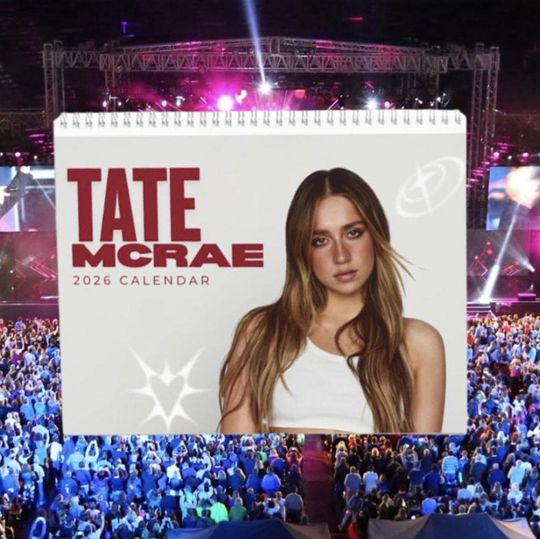 Discover Tate McRae 2026 Wall Calendar | Tate McRae Christmas Gift