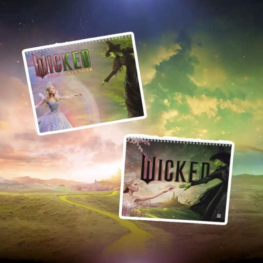 Discover Wicked Musical Christmas Calendar | Wicked for Good Merch Gift | Glinda and Elphaba