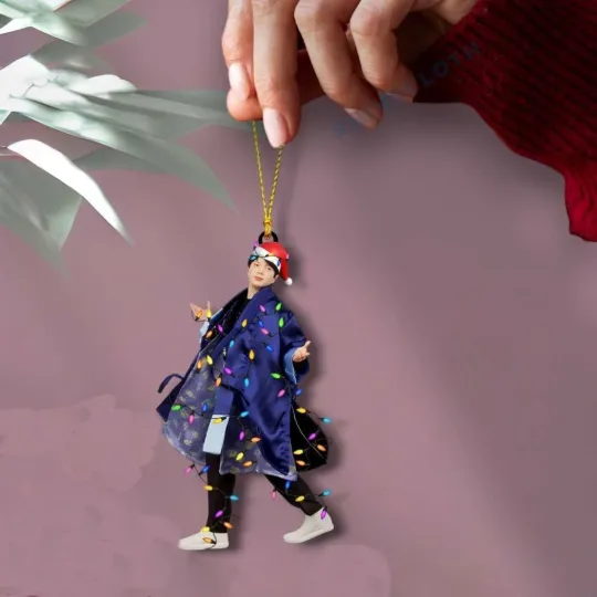 Jin BTS Idol Christmas 2025 Acrylic Ornament