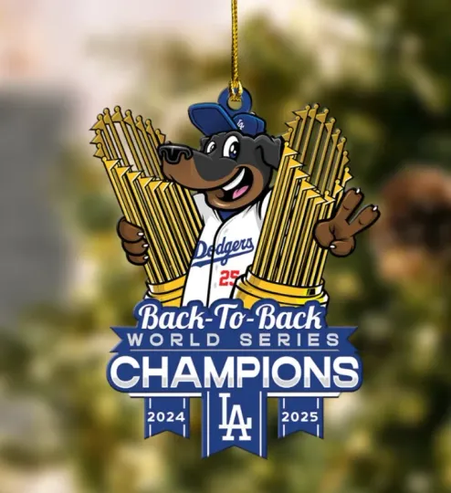 Dodgers  2025 2D Acrylic Ornament