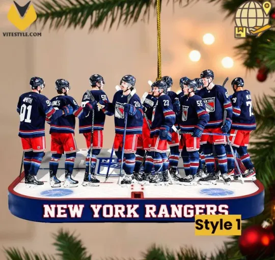 Discover New York Beat Penguins Acrylic 2D Ornament