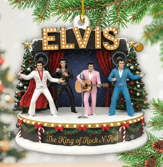 Discover Elvis Presley Custom Acrylic Ornament