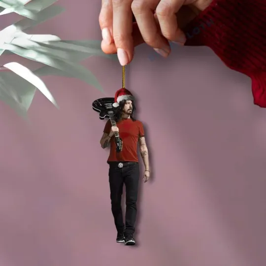 Discover D Grohl FF Band Fighters Christmas 2025 Ornament