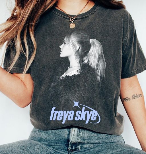 Discover Vintage Disney Freya Skye T-Shirt, Descendants Zombies Worlds Collide Tour, The Rise of Red Tee, Descendants Concert
