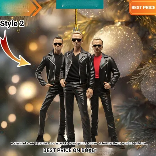 Discover 2025 Depeche Mode Merry Christmas Ornament Flat Acrylic