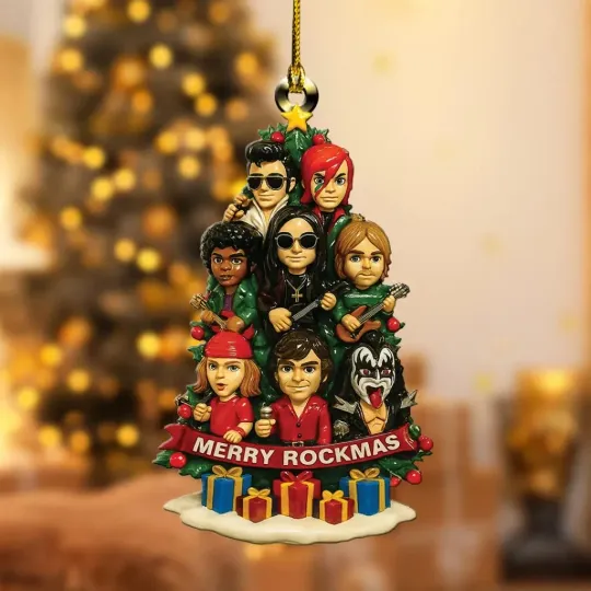 Discover OZZY Merry Rockmas Acrylic Ornament Acrylic