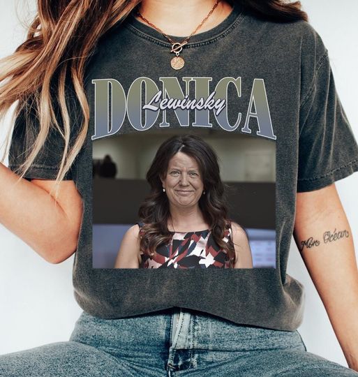 Donica Lewinsky T-Shirt Big Beautiful Bill Clinton Bubba Trump Political Humor