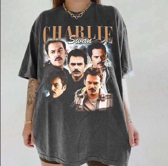 Comfort Colors Charlie Swan shirt, Team Charlie Tee, Billy Burke, Charlie Swan Twilight Tshirt, Charlie Swan T-shirt, Twilight Saga Gifts