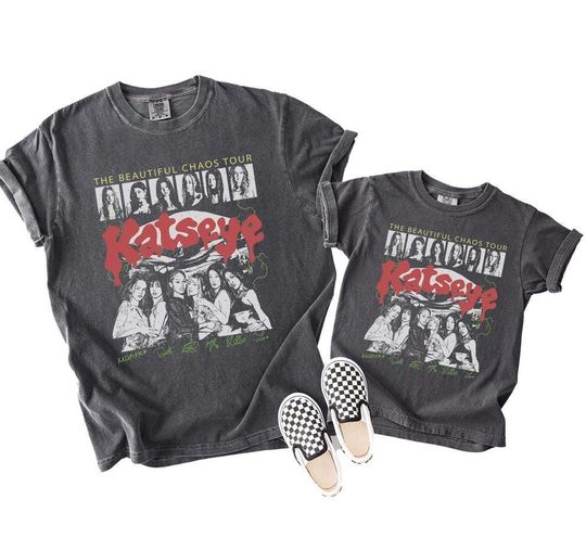 Discover Comfort Colors Katseye Kpop Vintage 90s Graphic T-Shirt