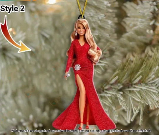 Mariah Carey Flat 2D Acrylic Ornament